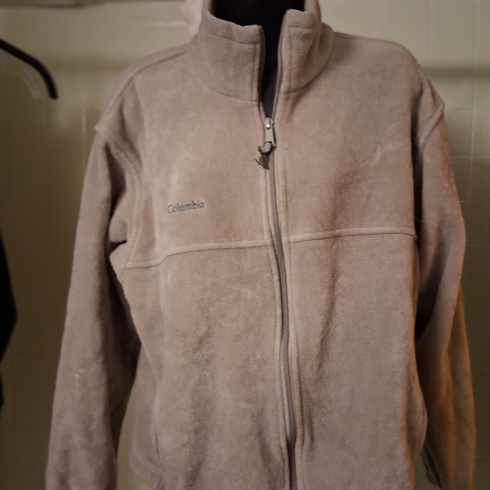 Columbia Tan Fleece Jacket